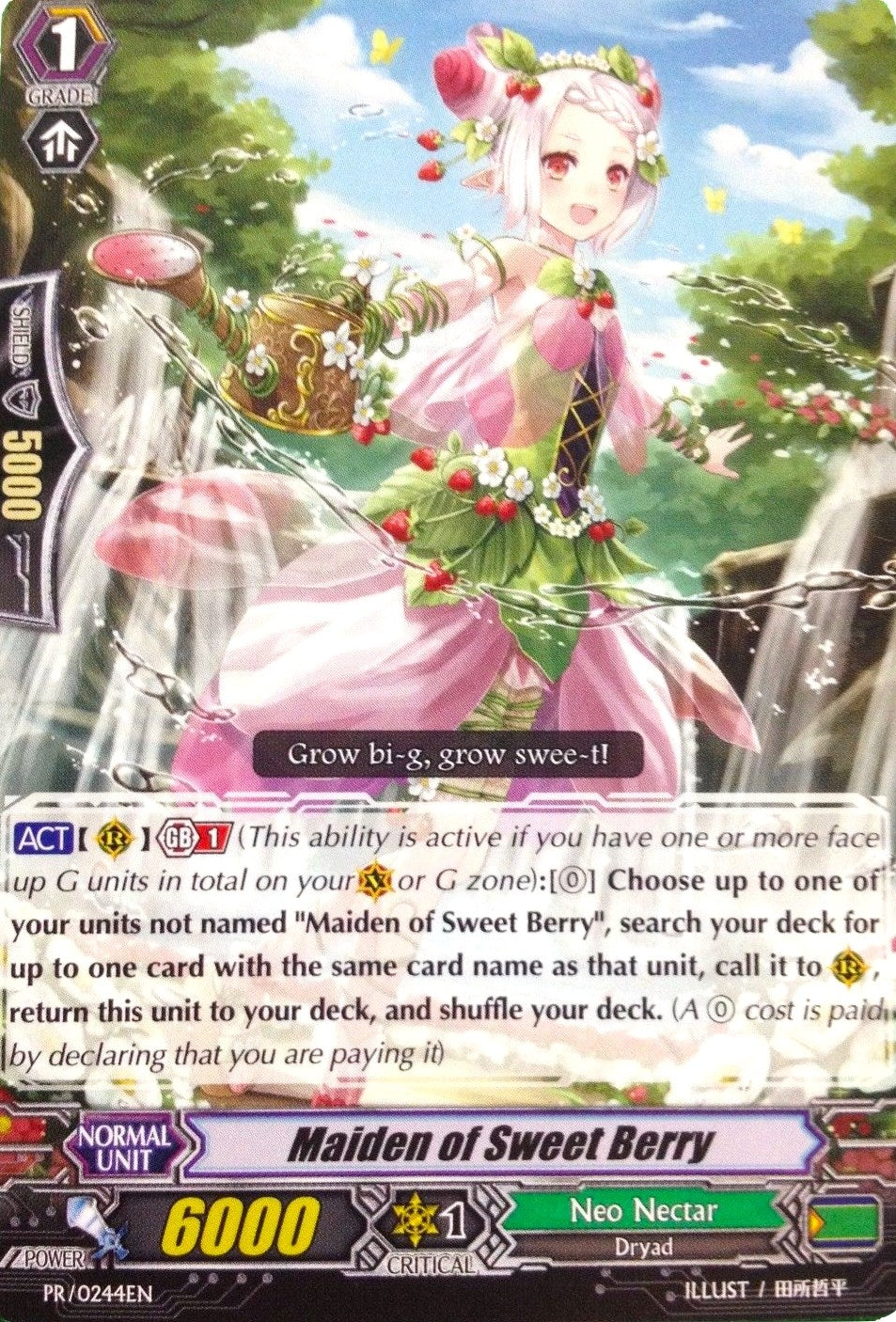 Image for Maiden of Sweet Berry (Promo Cards) (PR/0244EN) - Cardfight Vanguard
