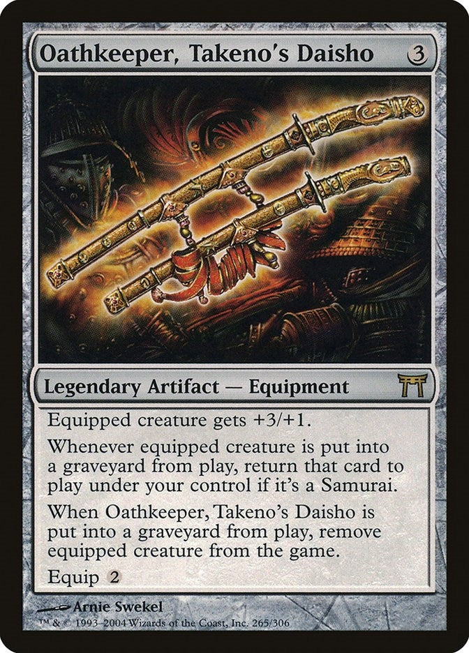 Image for Oathkeeper, Takeno's Daisho (Champions of Kamigawa) (265) - Magic: The Gathering