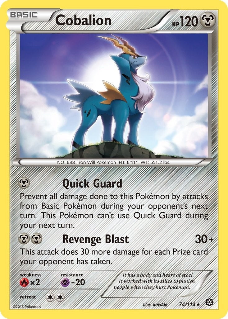 Image for Cobalion (XY - Steam Siege) (74/114) - Pokemon