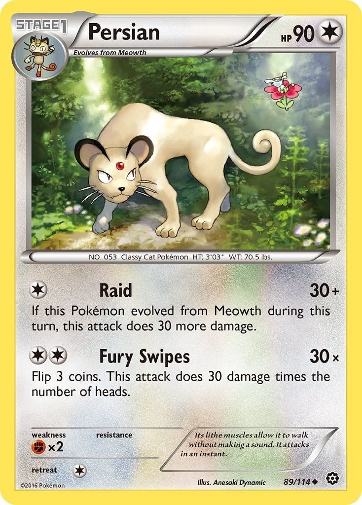 Image for Persian (XY - Steam Siege) (89/114) - Pokemon