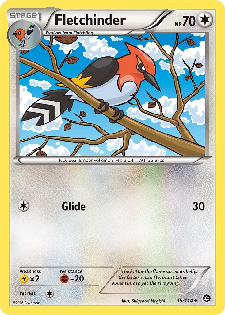 Image for Fletchinder (XY - Steam Siege) (95/114) - Pokemon