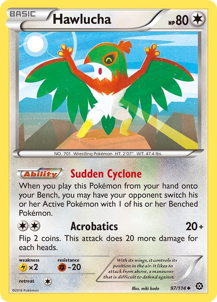 Image for Hawlucha (XY - Steam Siege) (97/114) - Pokemon