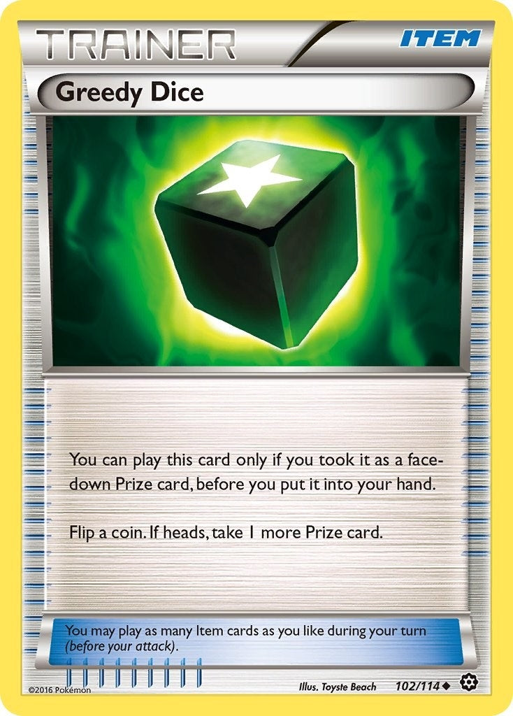 Image for Greedy Dice (XY - Steam Siege) (102/114) - Pokemon