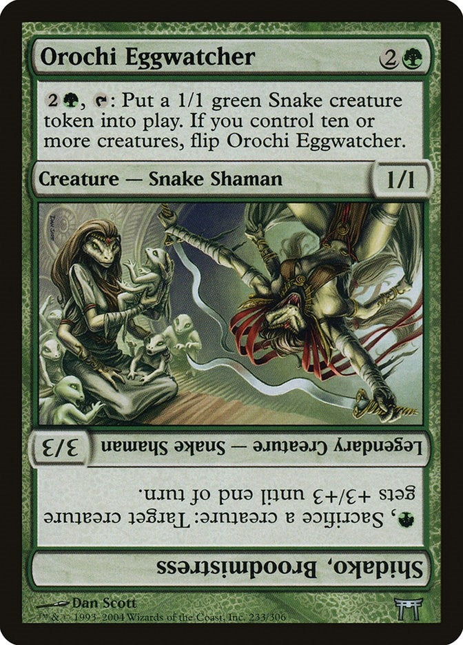 Image for Orochi Eggwatcher // Shidako, Broodmistress (Champions of Kamigawa) (233) - Magic: The Gathering