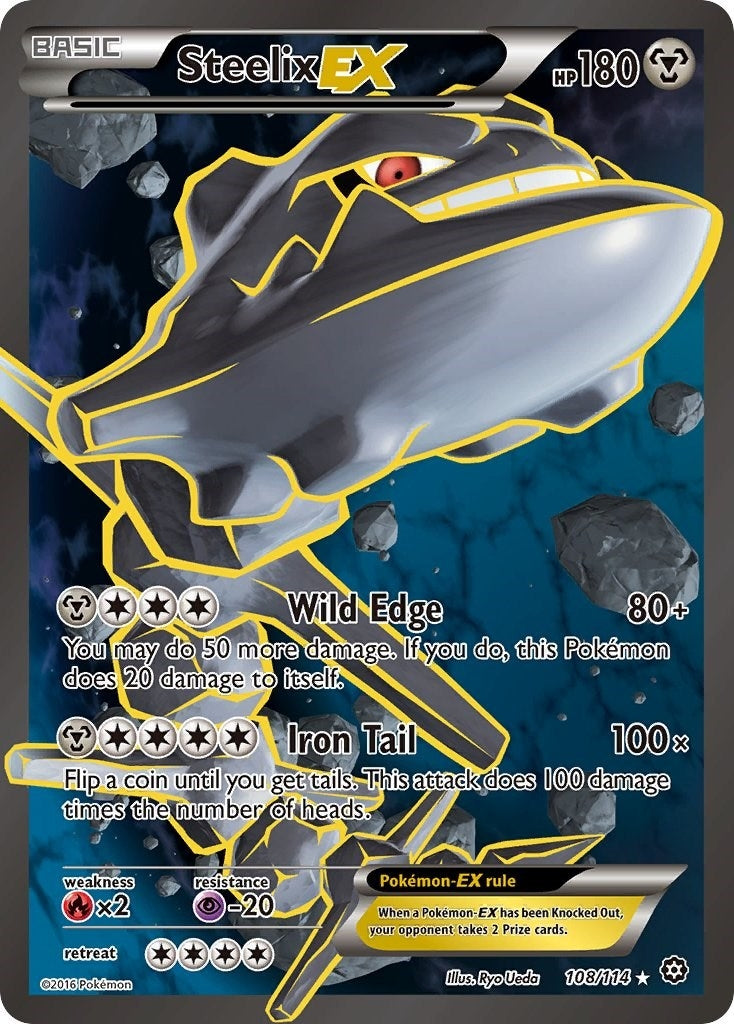 Image for Steelix EX (Full Art) (XY - Steam Siege) (108/114) - Pokemon