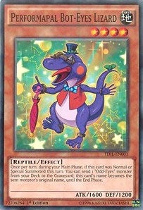 Image for Performapal Bot-Eyes Lizard (The Dark Illusion) (TDIL-EN001) - YuGiOh