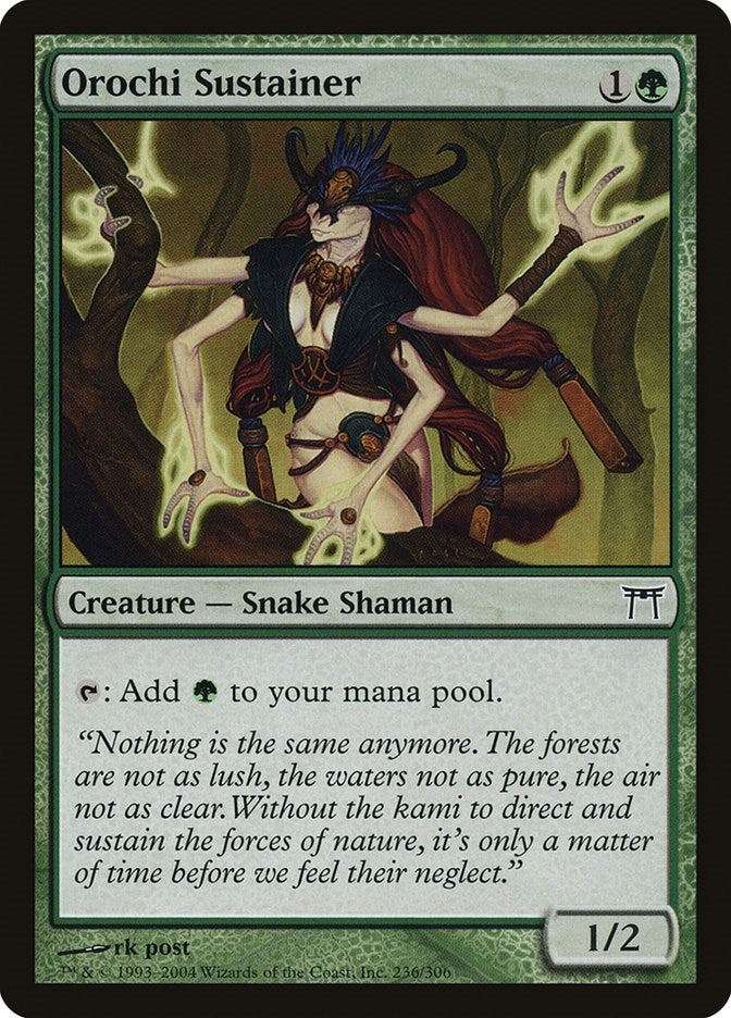 Image for Orochi Sustainer (Champions of Kamigawa) (236) - Magic: The Gathering