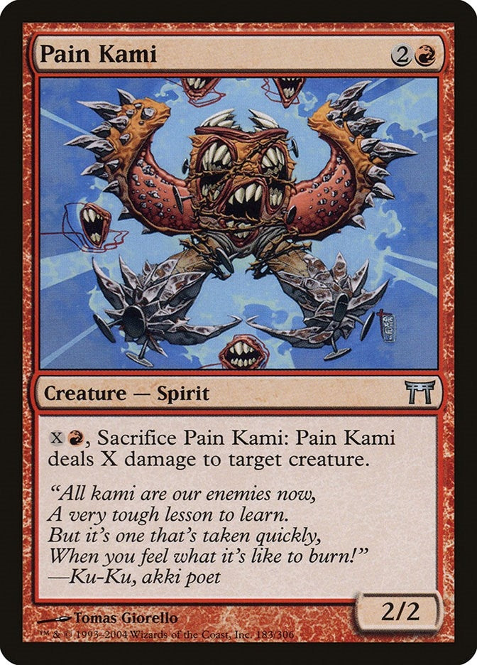 Image for Pain Kami (Champions of Kamigawa) (183) - Magic: The Gathering