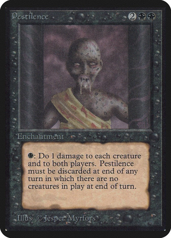 Image for Pestilence (Alpha Edition) - Magic: The Gathering
