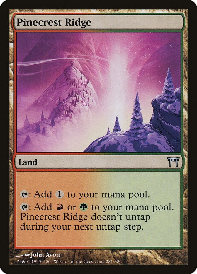 Image for Pinecrest Ridge (Champions of Kamigawa) (281) - Magic: The Gathering