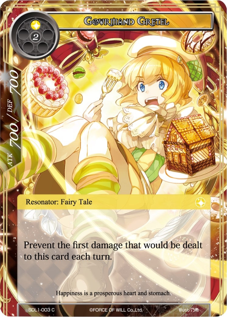 Image for Gourmand Gretel (L1 Starter Deck - Fairy Tale Force) (SDL1-003) - Force of Will