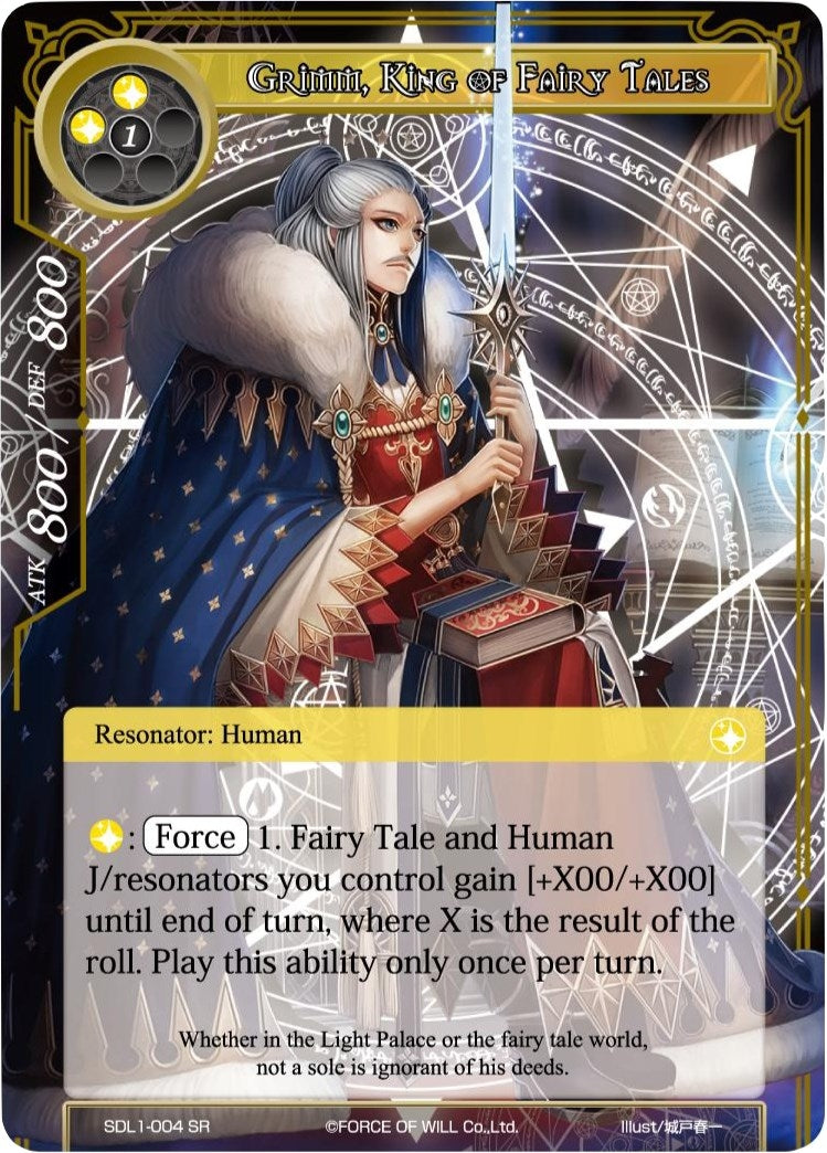 Image for Grimm, King of Fairy Tales (L1 Starter Deck - Fairy Tale Force) (SDL1-004) - Force of Will