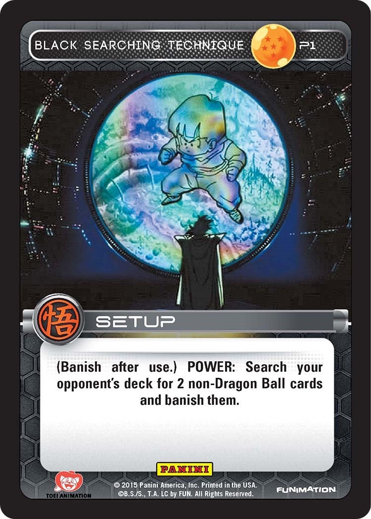 Image for Black Searching Technique (Movie Collection) (Panini Promo Cards) (P1) - Dragon Ball Z TCG