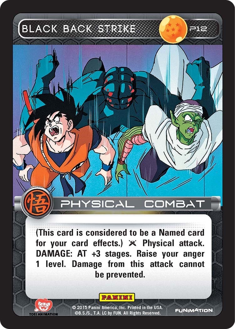 Image for Black Back Strike (Movie Collection) (Panini Promo Cards) (P12) - Dragon Ball Z TCG