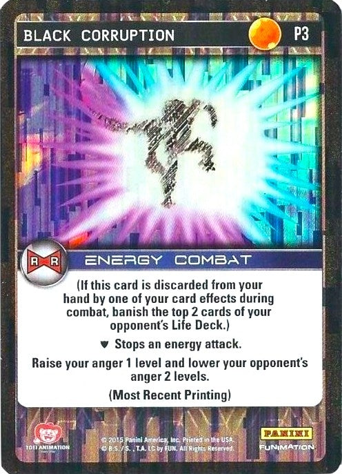 Image for Black Corruption (Evolution) (Panini Promo Cards) (P3) - Dragon Ball Z TCG