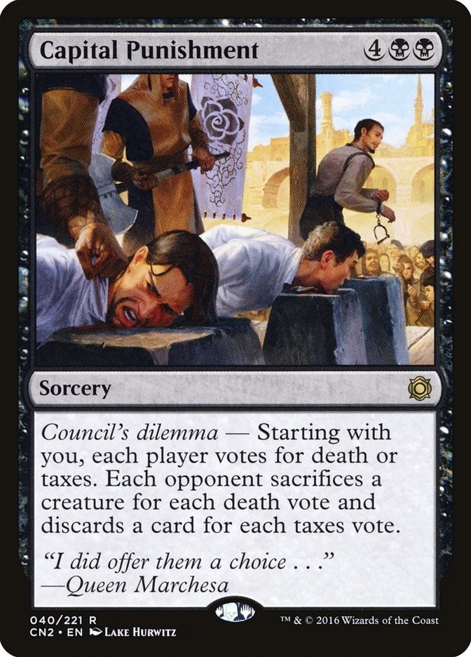 Image for Capital Punishment (Conspiracy: Take the Crown) (40) - Magic: The Gathering