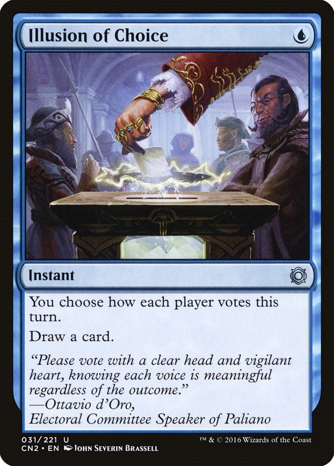 Image for Illusion of Choice (Conspiracy: Take the Crown) (31) - Magic: The Gathering