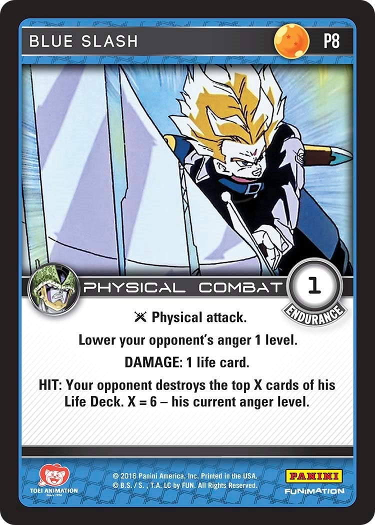 Image for Blue Slash (Perfection) (Panini Promo Cards) (P8) - Dragon Ball Z TCG