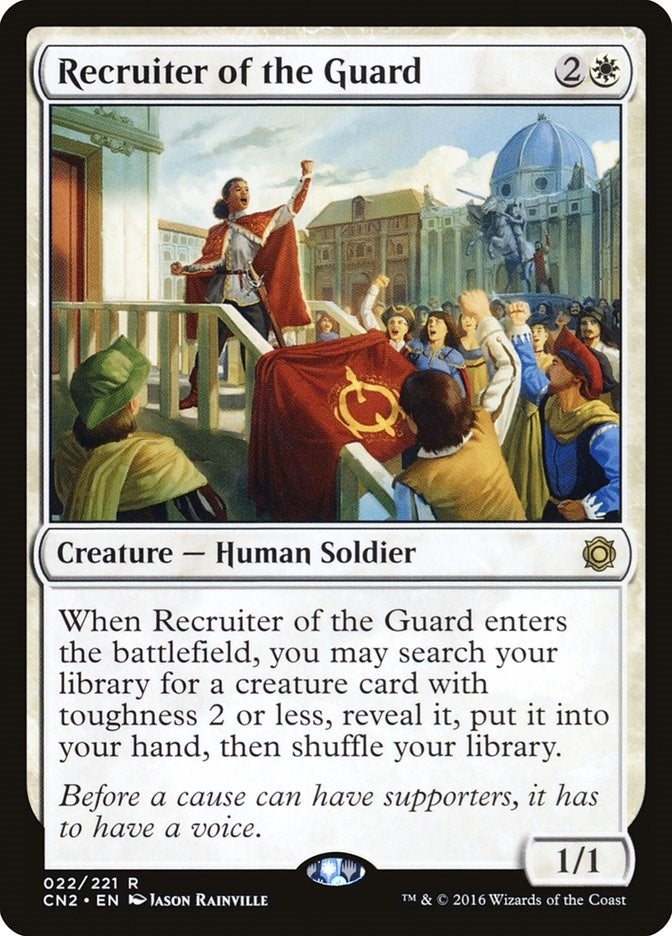 Image for Recruiter of the Guard (Conspiracy: Take the Crown) (22) - Magic: The Gathering