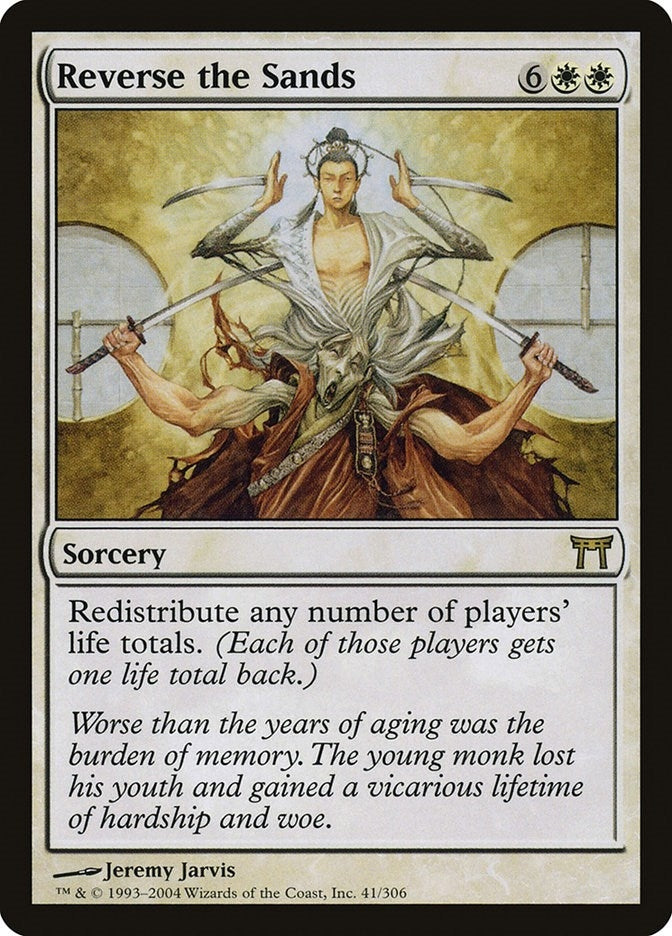 Image for Reverse the Sands (Champions of Kamigawa) (41) - Magic: The Gathering