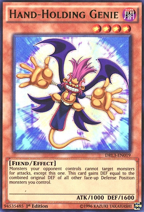 Image for Hand-Holding Genie (Dragons of Legend: Unleashed) (DRL3-EN019) - YuGiOh