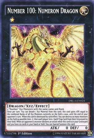 Image for Number 100: Numeron Dragon (Dragons of Legend: Unleashed) (DRL3-EN021) - YuGiOh