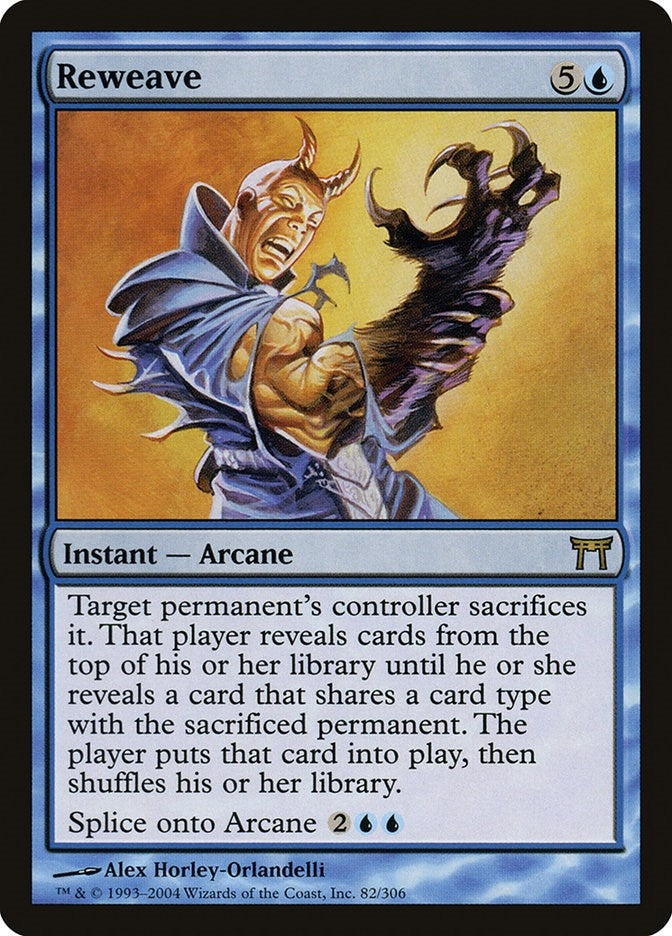 Image for Reweave (Champions of Kamigawa) (82) - Magic: The Gathering