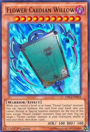 Image for Flower Cardian Willow (Dragons of Legend: Unleashed) (DRL3-EN033) - YuGiOh