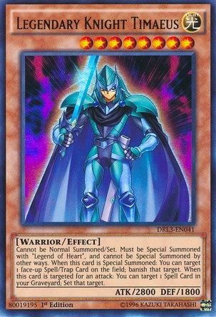 Image for Legendary Knight Timaeus (Dragons of Legend: Unleashed) (DRL3-EN041) - YuGiOh