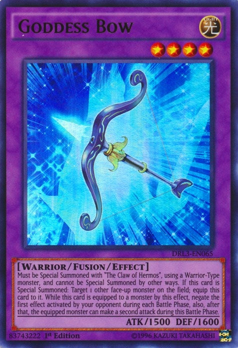 Image for Goddess Bow (Dragons of Legend: Unleashed) (DRL3-EN065) - YuGiOh