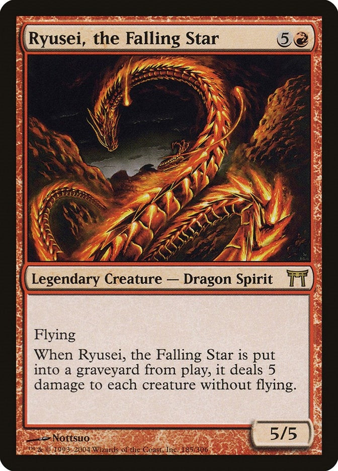 Image for Ryusei, the Falling Star (Champions of Kamigawa) (185) - Magic: The Gathering
