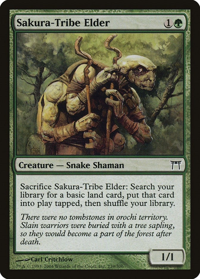 Image for Sakura-Tribe Elder (Champions of Kamigawa) (239) - Magic: The Gathering