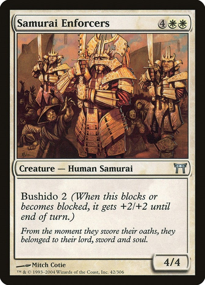 Image for Samurai Enforcers (Champions of Kamigawa) (42) - Magic: The Gathering