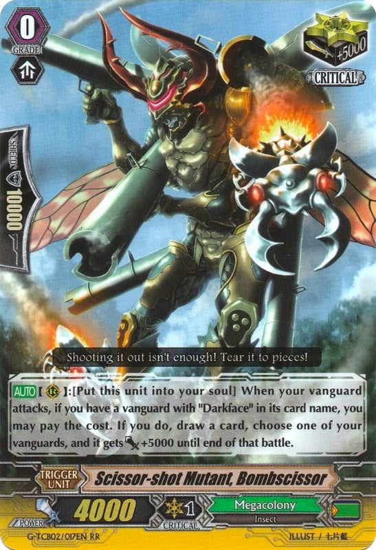 Image for Scissor-shot Mutant, Bombscissor (G-TCB02: The GENIUS STRATEGY) (G-TCB02/017EN) - Cardfight Vanguard