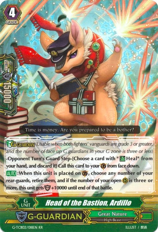 Image for Head of the Bastion, Ardillo (G-TCB02: The GENIUS STRATEGY) (G-TCB02/018EN) - Cardfight Vanguard