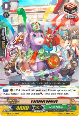 Image for Castanet Donkey (G-TCB02: The GENIUS STRATEGY) (G-TCB02/074EN) - Cardfight Vanguard