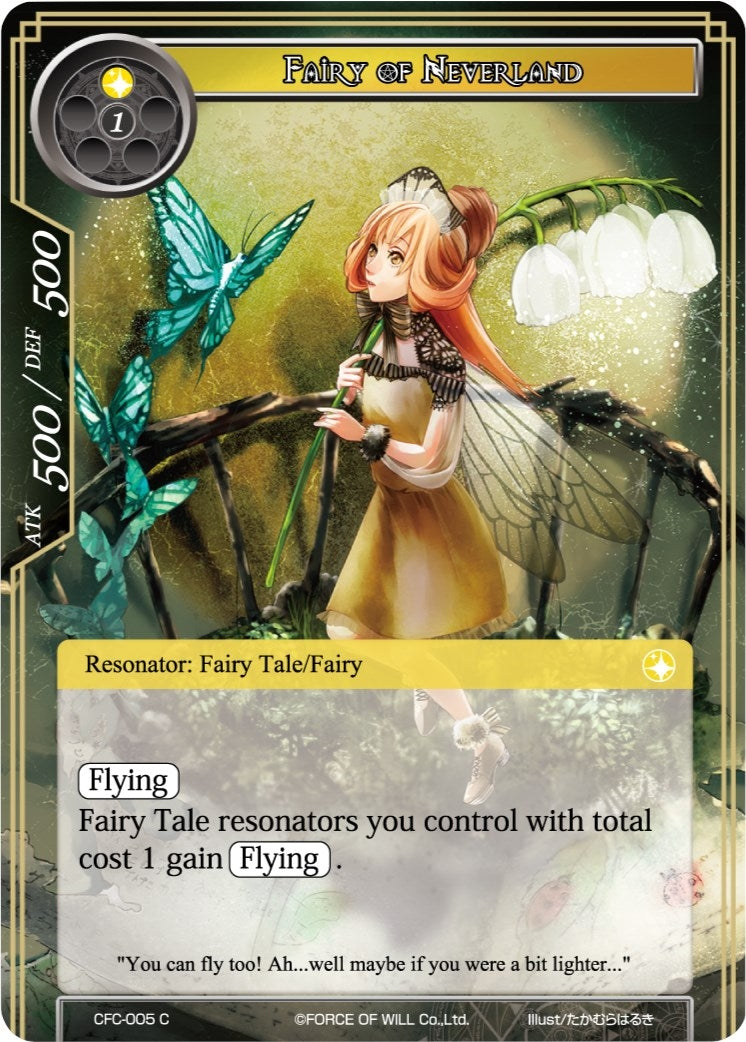Image for Fairy of Neverland (Curse of the Frozen Casket) (CFC-005) - Force of Will