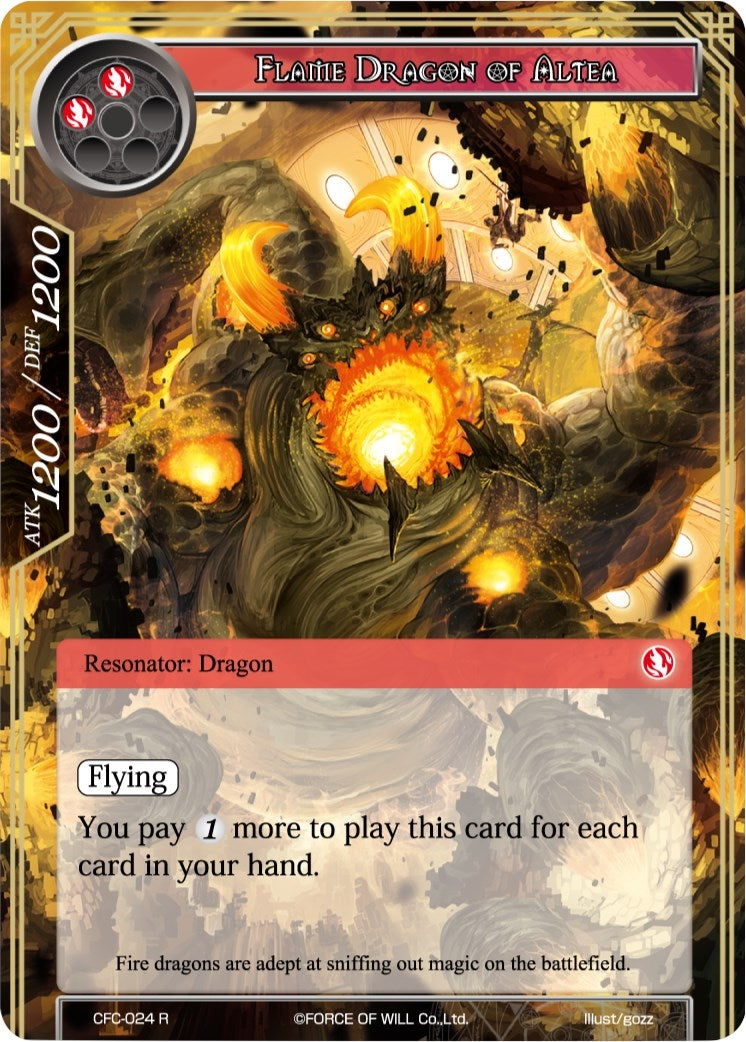 Image for Flame Dragon of Altea (Curse of the Frozen Casket) (CFC-024) - Force of Will