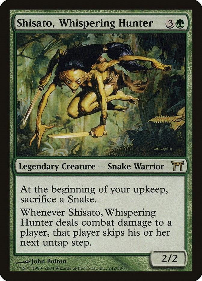 Image for Shisato, Whispering Hunter (Champions of Kamigawa) (242) - Magic: The Gathering