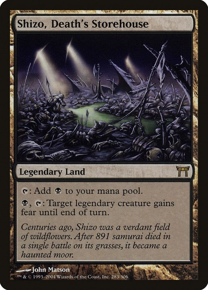Image for Shizo, Death's Storehouse (Champions of Kamigawa) (283) - Magic: The Gathering