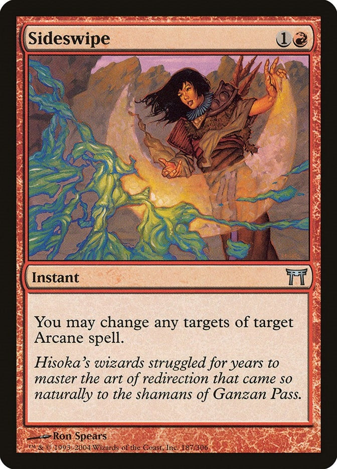 Image for Sideswipe (Champions of Kamigawa) (187) - Magic: The Gathering