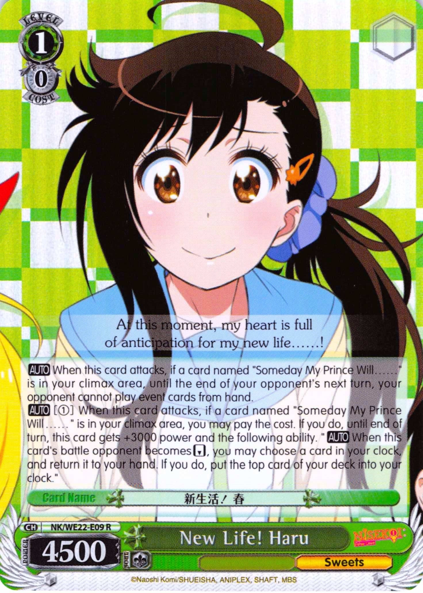 Image for New Life! Haru (Parallel Foil) (NISEKOI Extra Booster) (NK/WE22-E09) - Weiss Schwarz