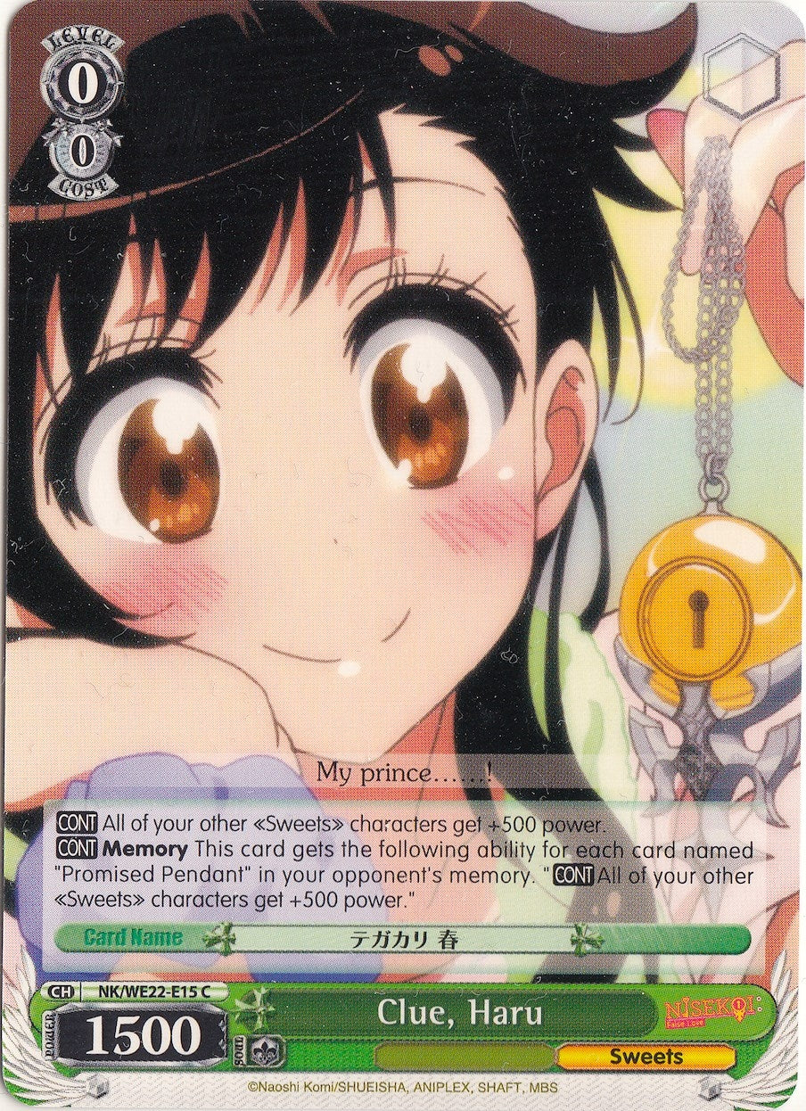 Image for Clue, Haru (NISEKOI Extra Booster) (NK/WE22-E15) - Weiss Schwarz