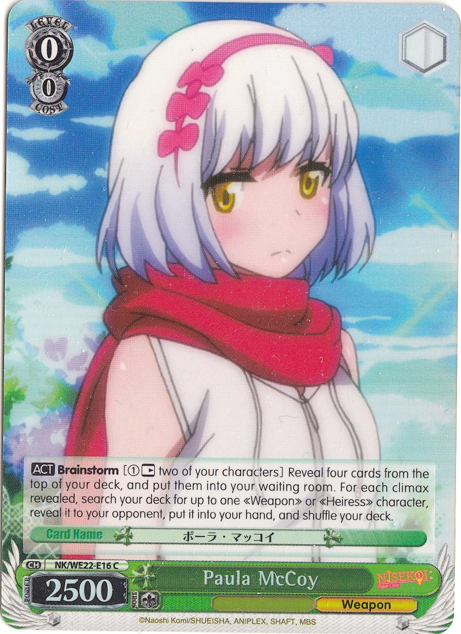 Image for Paula McCoy (Parallel Foil) (NISEKOI Extra Booster) (NK/WE22-E16) - Weiss Schwarz