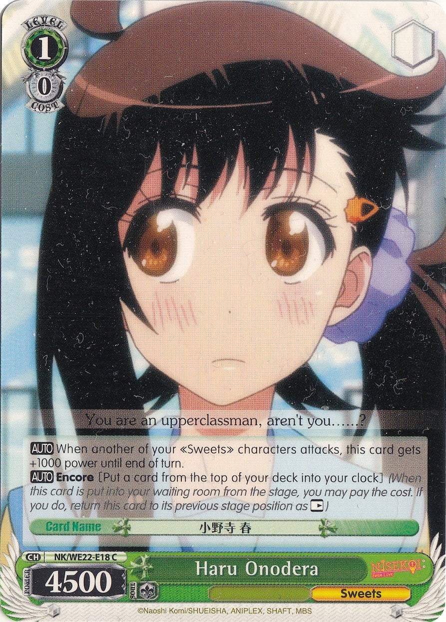 Image for Haru Onodera (NISEKOI Extra Booster) (NK/WE22-E18) - Weiss Schwarz