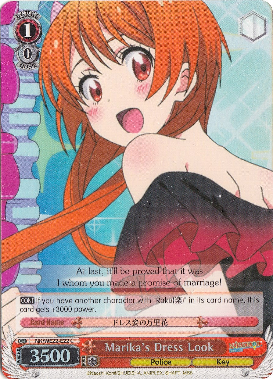 Image for Marika's Dress Look (Parallel Foil) (NISEKOI Extra Booster) (NK/WE22-E22) - Weiss Schwarz