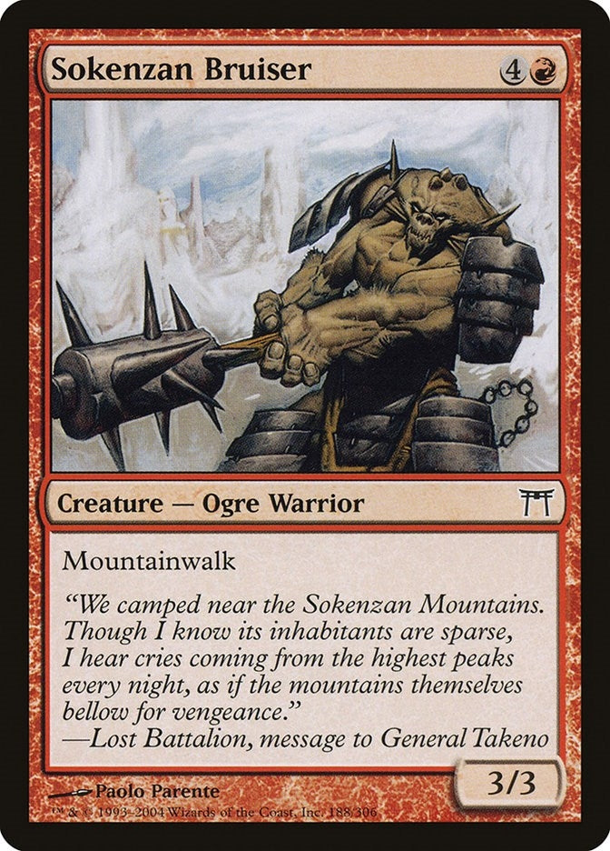 Image for Sokenzan Bruiser (Champions of Kamigawa) (188) - Magic: The Gathering