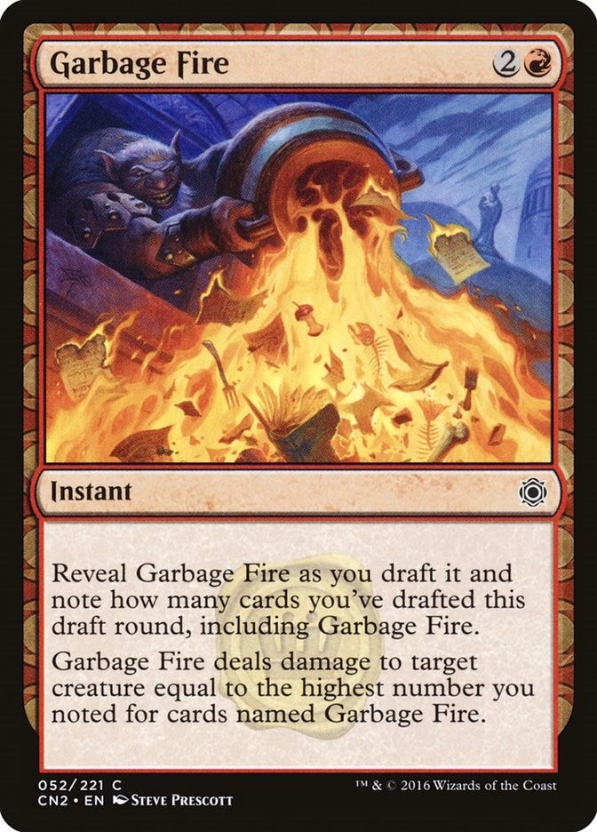 Image for Garbage Fire (Conspiracy: Take the Crown) (52) - Magic: The Gathering