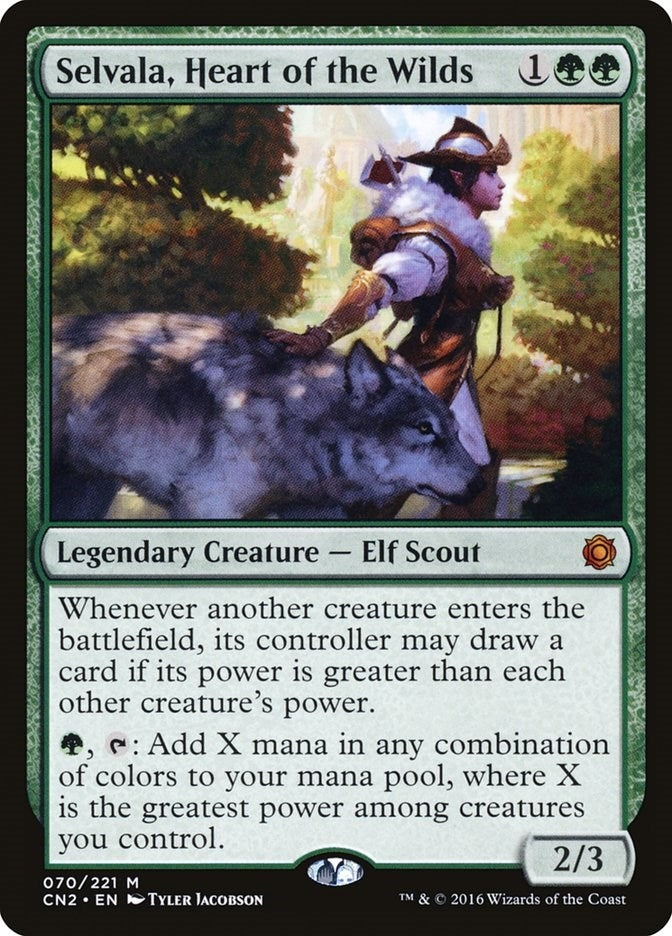 Image for Selvala, Heart of the Wilds (Conspiracy: Take the Crown) (70) - Magic: The Gathering