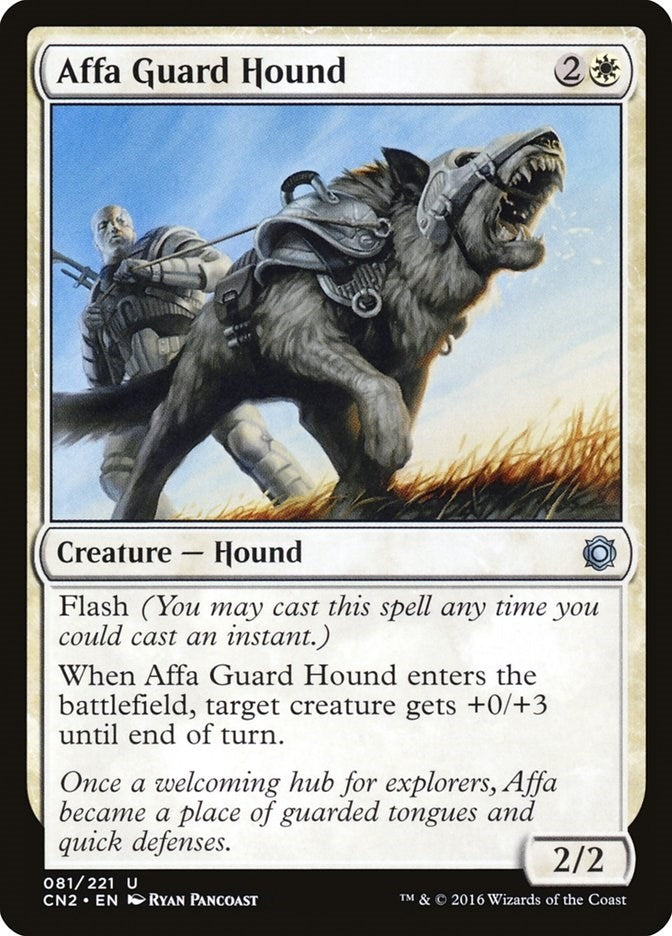 Image for Affa Guard Hound (Conspiracy: Take the Crown) (81) - Magic: The Gathering